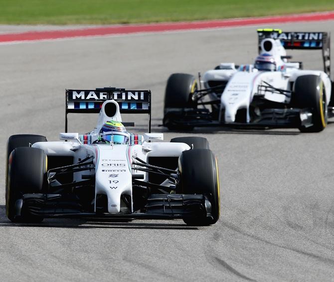 Felipe Massa of Brazil and Williams