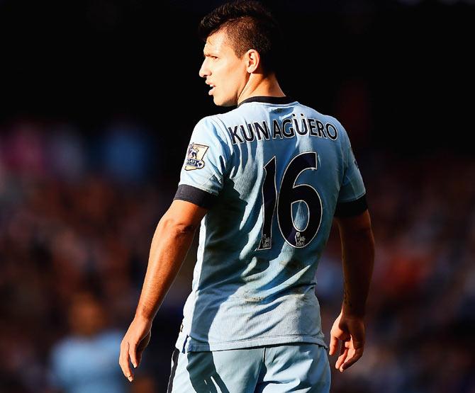 Sergip Aguero of Manchester City