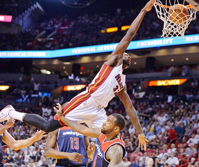 Miami Heat forward James Ennis 