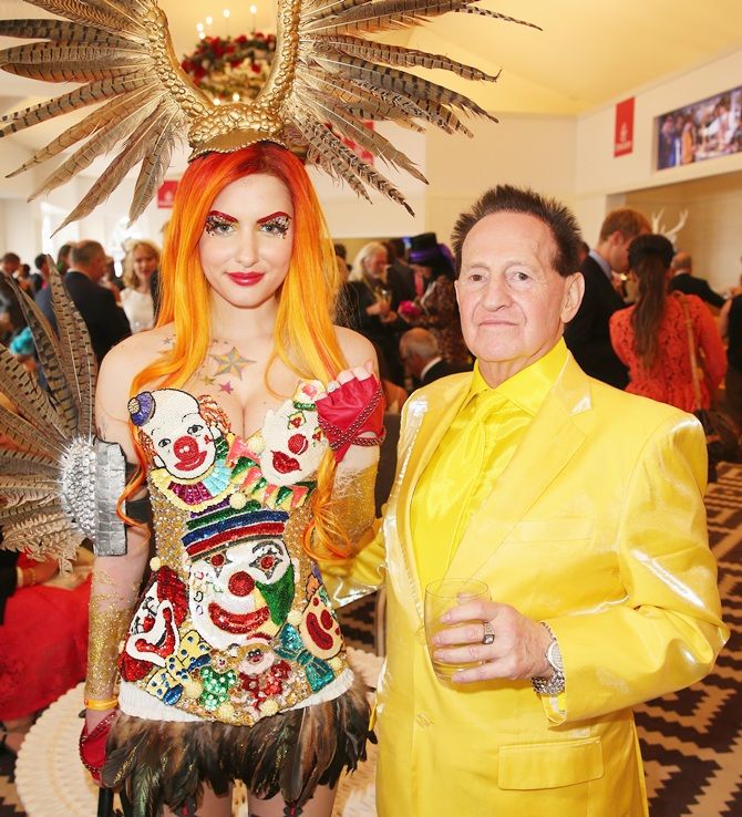 Gabi Grecko poses with her engagement ring after Geoffrey Edelsten 