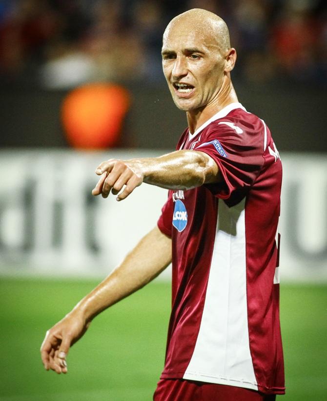 FCM Targu Mures midfielder Gabriel Muresan 