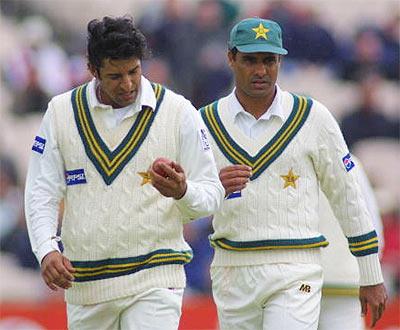 Wasin Akram and Waqar Younis