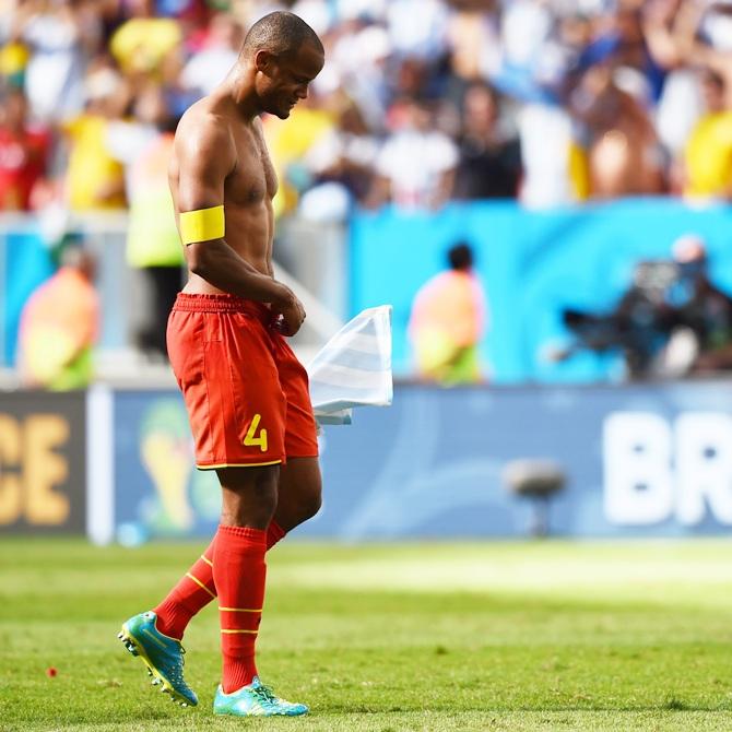 Vincent Kompany of Belgium