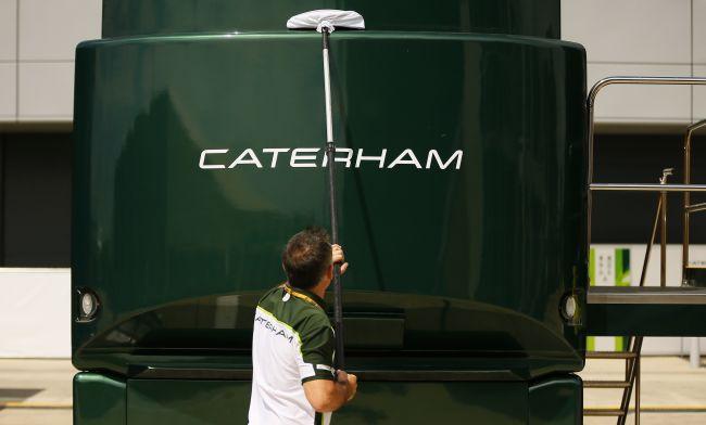 A member of the Caterham Formula One team