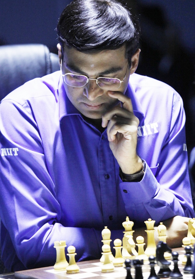 World Chess Championship 2014: Anand Crushes Carlsen in Game 3 to Level the  Score - IBTimes India