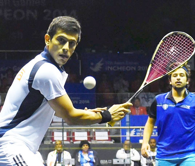  India's Saurav Ghosal