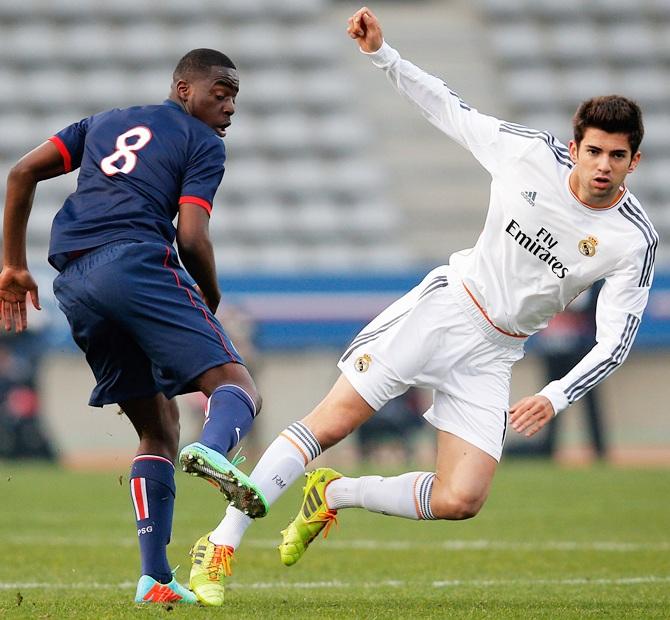 Enzo Fernandez (son of Zinedine Zidane) of Real Madrid 