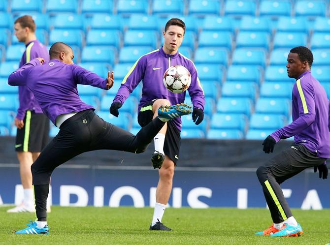 Samir Nasri of Manchester City