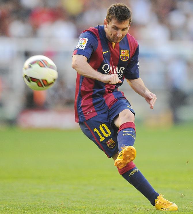 Barcelona's Lionel Messi