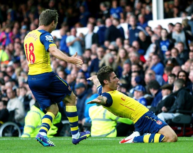 Arsenal's striker Olivier Giroud 