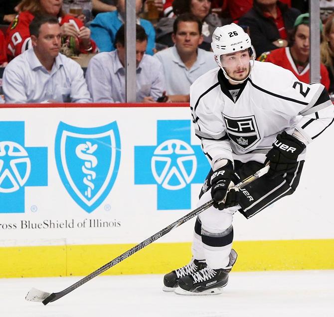 Slava Voynov of the Los Angeles Kings