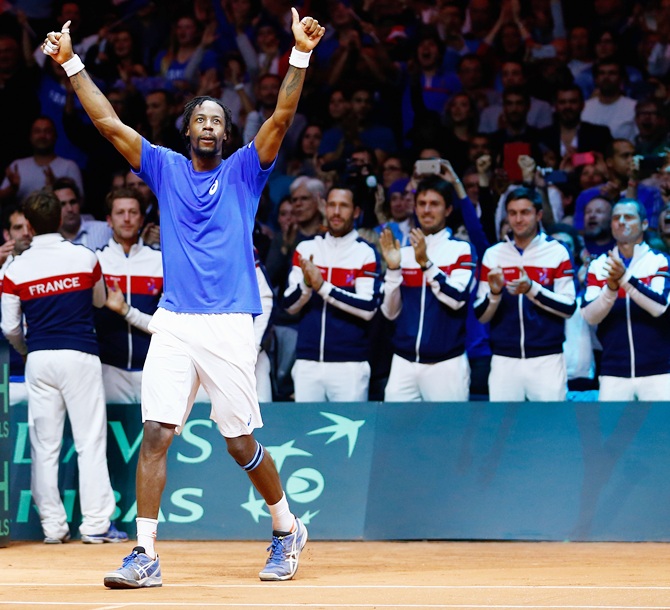 Gael Monfils of France