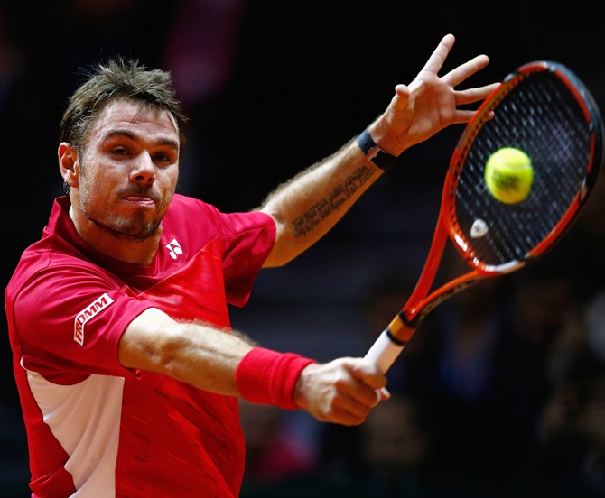 Stanislas Wawrinka of Switzerland