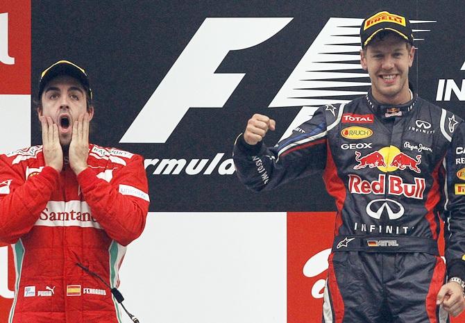 Fernando Alonso, Sebastian Vettel