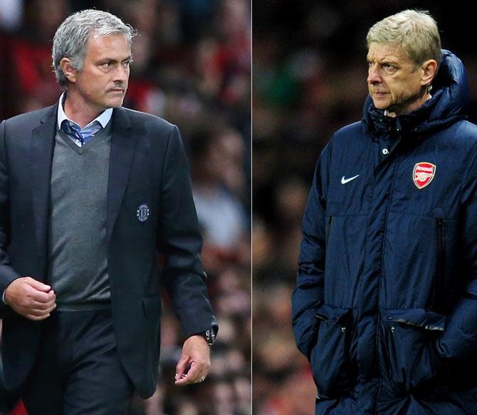 Jose Mourinho and Arsene Wenger