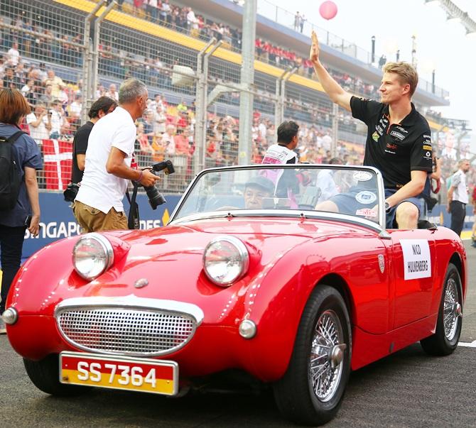 Nico Hulkenberg of Germany and Force India