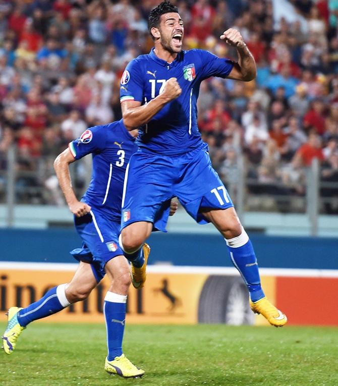 Graziano Pelle of Italy