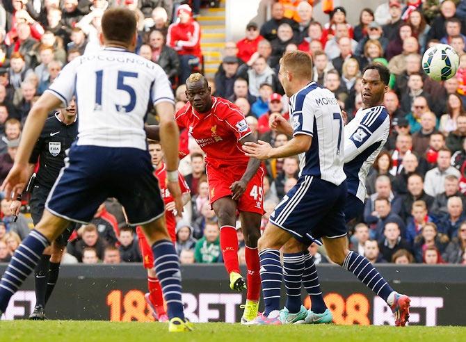 Mario Balotelli of Liverpool