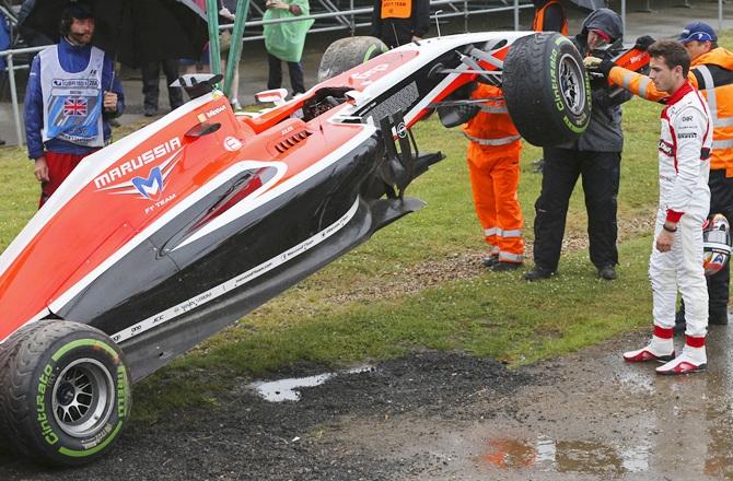 Marussia Formula One driver Jules Bianchi 