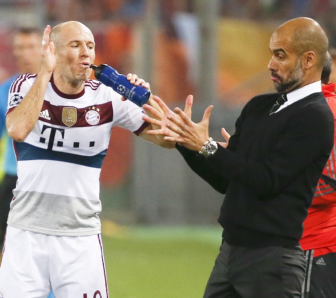 Arjen Robben, Pep Guardiola