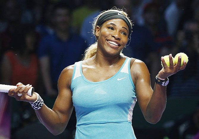 Serena Williams of the US 