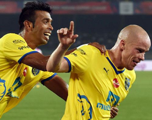 Iain Hume of Kerala Blasters