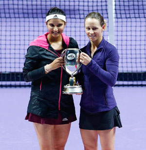 Sania Mirza and Cara Black