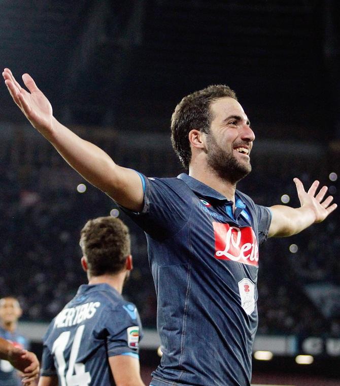 Gonzalo Higuain of Napoli