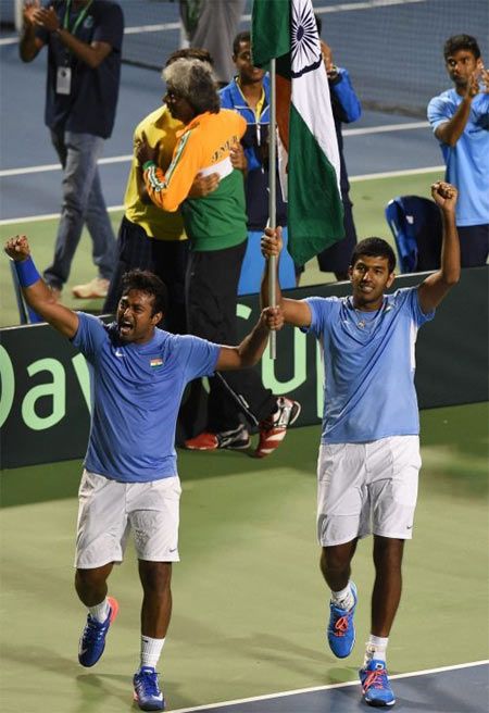 India's Leander Paes and Rohan Bopanna