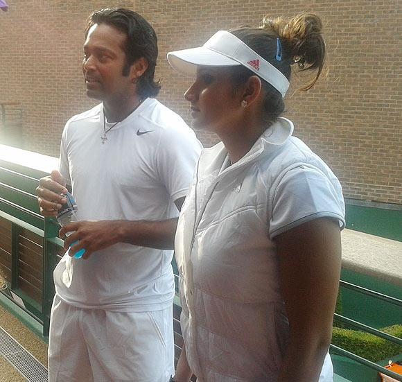 Leander Paes and Sania Mirza