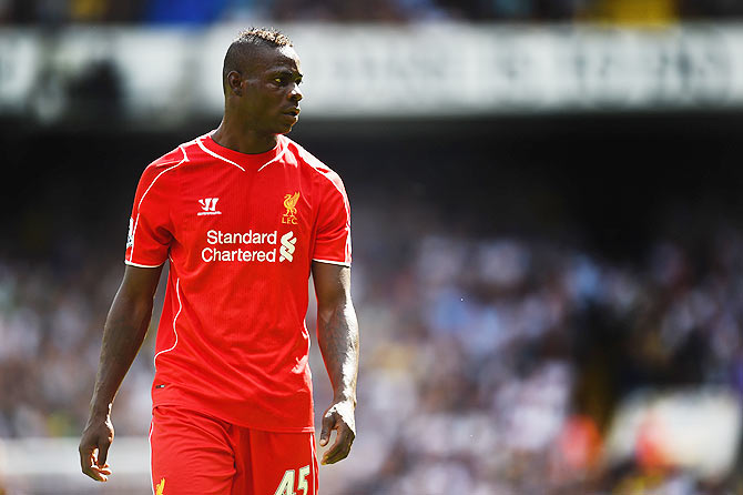 Mario Balotelli of Liverpool