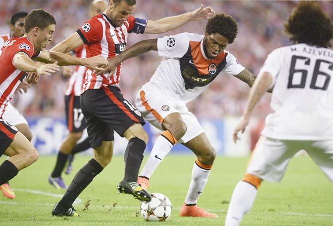 Shaktar Donetsk's Luiz Adriano