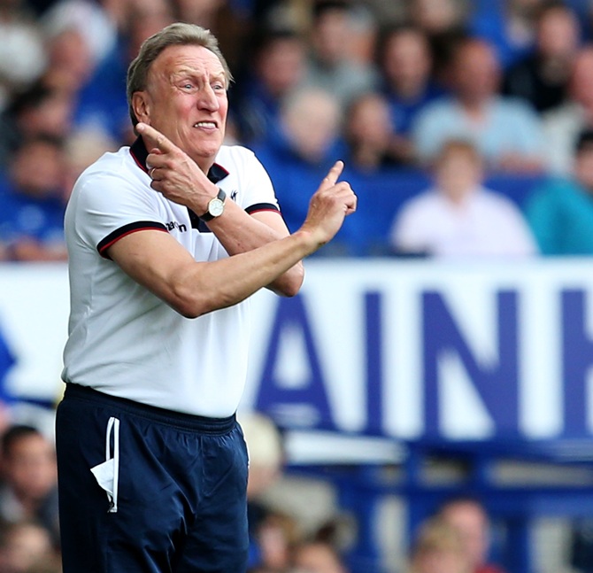 Neil Warnock the manager of Crystal Palace