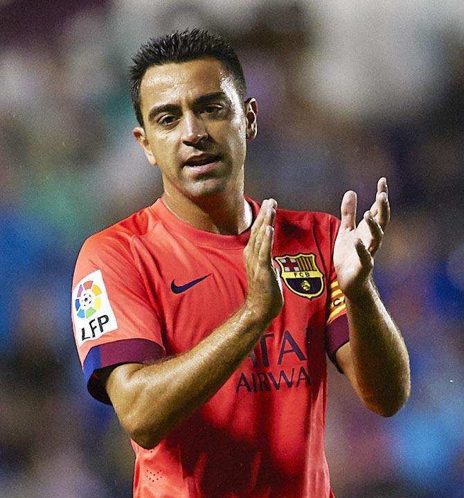 Barcelona's Xavi