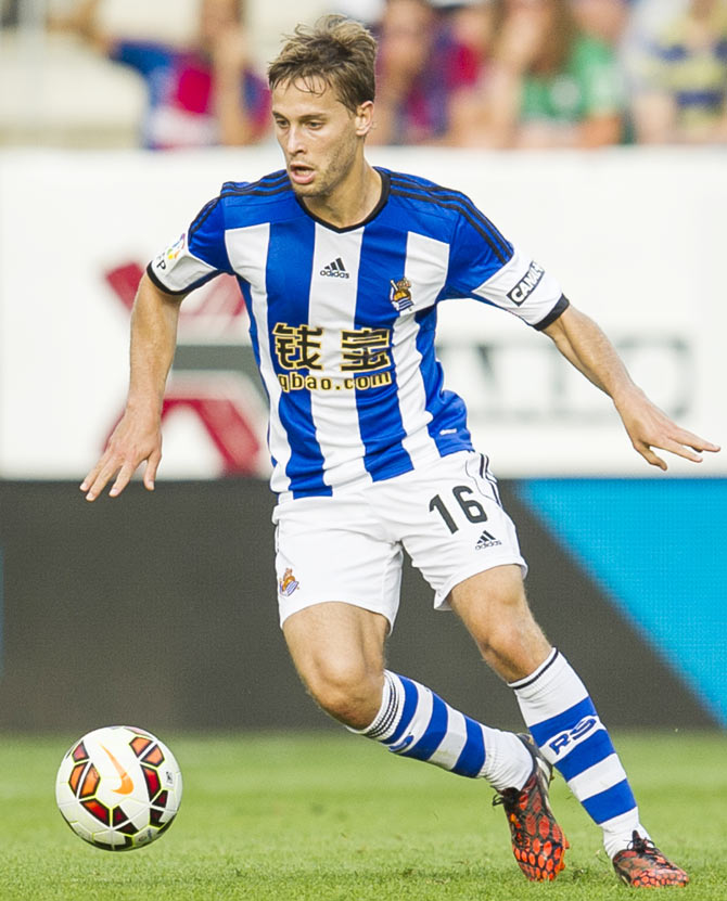 Sergio Canales of Real Sociedad