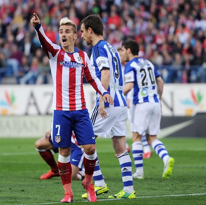 Antoine Griezmann of Club Atletico de Madrid