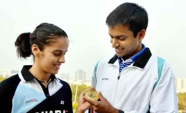 Saina Nehwal with former coach Pullela Gopichand