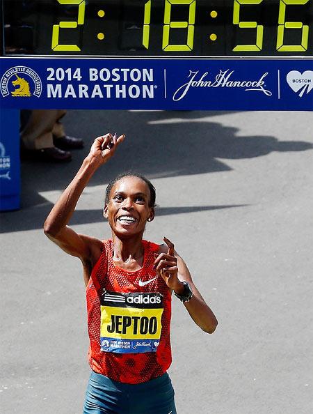 Rita Jeptoo of Kenya