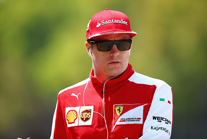 Iceman Raikkonen gives cold shoulder to questions on future - Rediff Sports