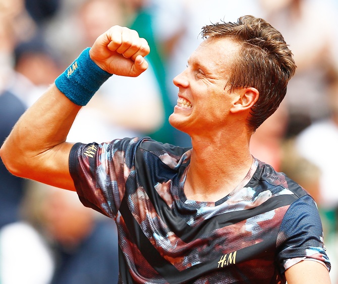 Tomas Berdych of Czech Republic