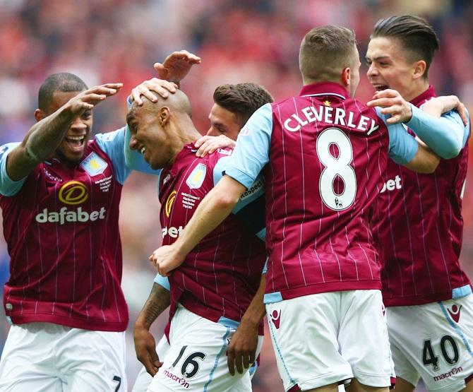 Fabian Delph of Aston Villa