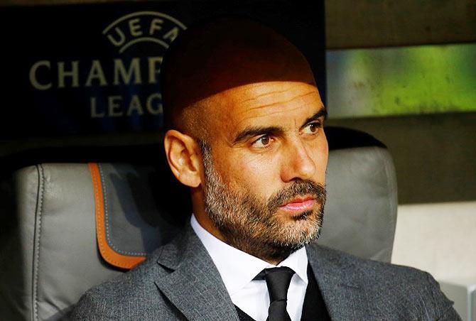 Bayern Munich coach Pep Guardiola