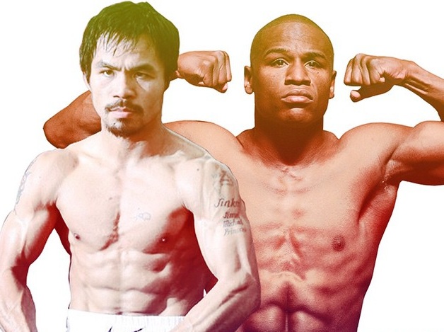 Floyd Mayweather and Manny Pacquiao 