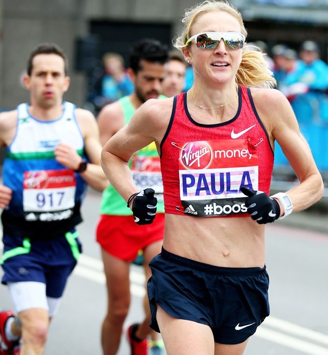Paula Radcliffe of Great Britain