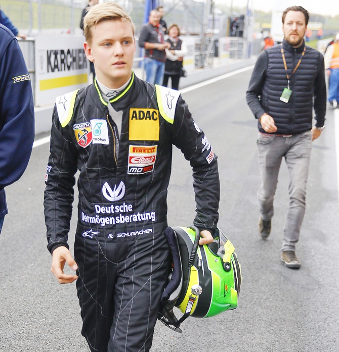 Like father, like son: Schumacher's son impresses in Formula 4 - Rediff ...