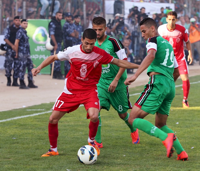 Palestinian Hebron's Al-Ahly Osama Shaban 