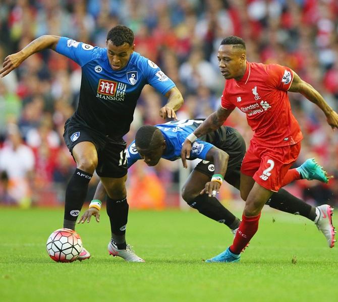 Joshua King and Max Gradel of Bournemouth