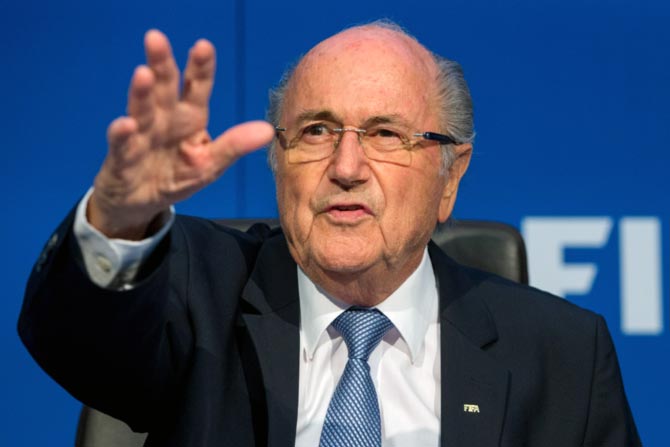 FIFA president Sepp Blatter