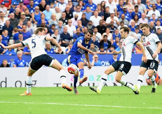 Riyad Mahrez of Leicester City