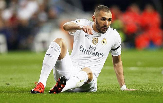 Real Madrid's Karim Benzema